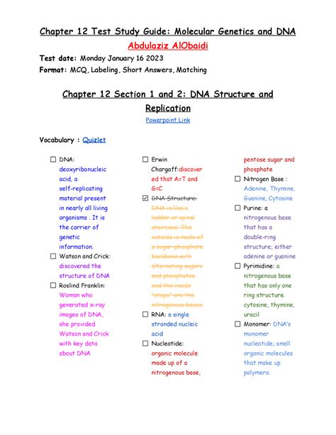 holt biology test 12 study guide PDF