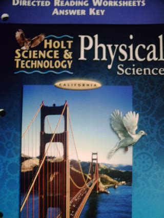 holt california physical science standards answers PDF