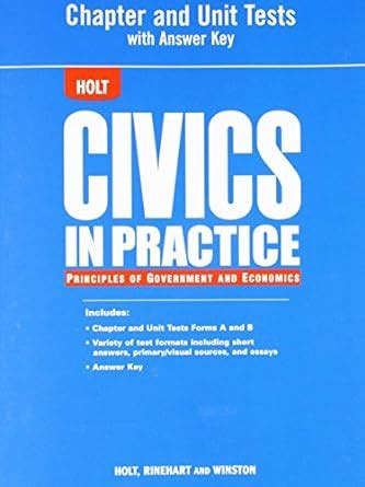 holt civics chapter and unit tests Reader