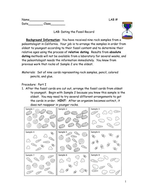 holt dating the fossil record answer key Reader