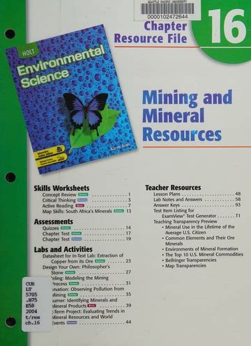 holt environmental science ch 16 answers Epub