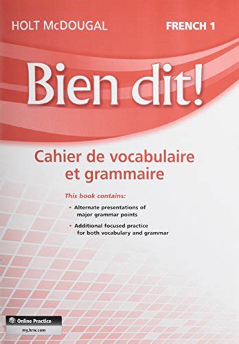 holt french 1 bien dit workbook answers Kindle Editon