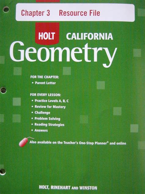 holt geometry chapter 3 answers Kindle Editon