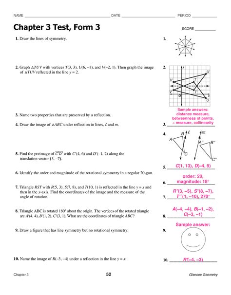 holt geometry chapter 3 test answers form Epub