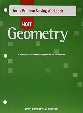 holt geometry texas problem solving work answers Doc