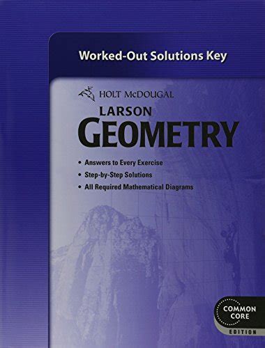 holt mcdougal larson geometry common core worked out solutions key Kindle Editon