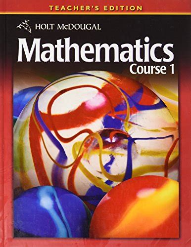 holt mcdougal mathematics course 1 teacher edition PDF