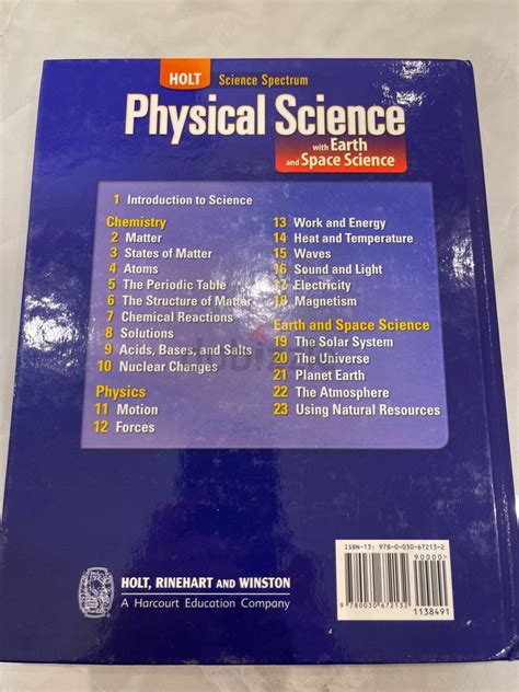 holt physical science book answers Doc