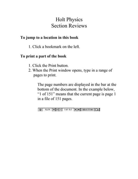 holt physics chapter 9 review Doc