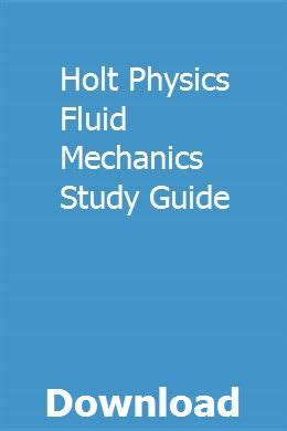 holt physics fluid mechanics chapter test a Doc