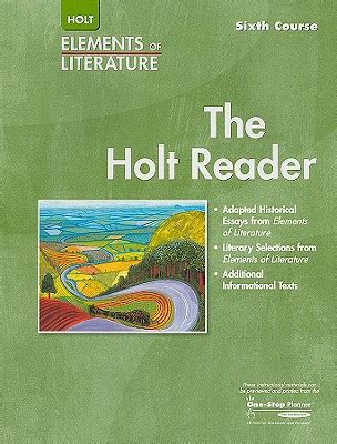 holt reader sixth course answers Reader