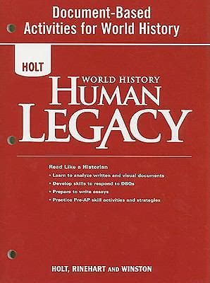 holt rinehart and winston document based activities Kindle Editon