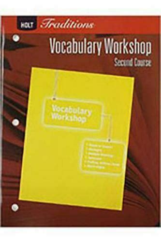 holt traditions english workshop second course paperback Epub