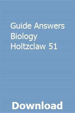 holtzclaw ap biology guide answers chapter 51 Kindle Editon