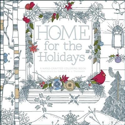 home for the holidays a hand crafted adult coloring book Kindle Editon