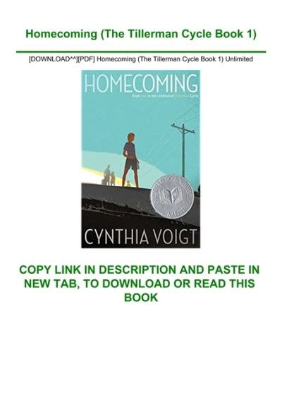 homecoming the tillerman cycle book 1 PDF