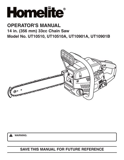 homelite chainsaw 45cc manual pdf Doc