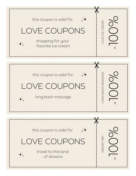 Homemade Coupon Template