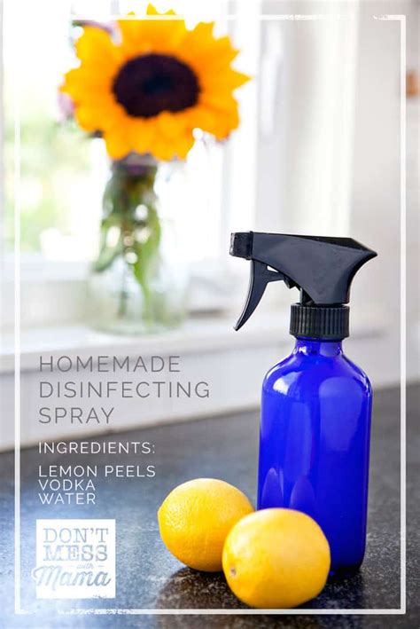 homemade disinfectant spray