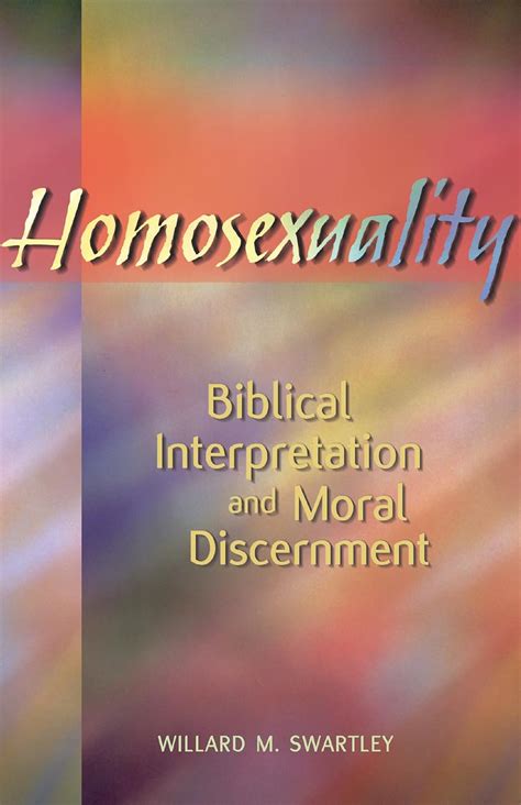 homosexuality biblical interpretation and moral discernment Doc