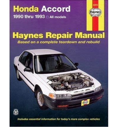 honda accord 1990 repair manual PDF