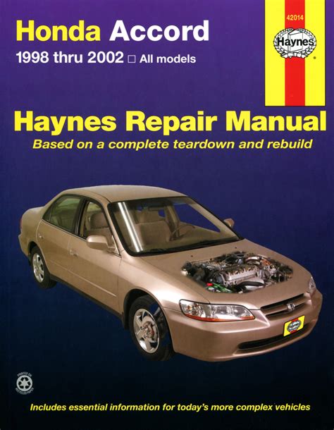 honda accord 2000 repair manual Epub