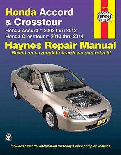 honda accord 2003 2007 haynes repair manual Doc