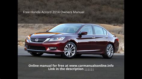 honda accord repair service manual 2014 Kindle Editon