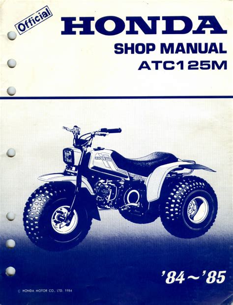 honda atc 125 repair manual Epub