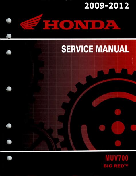 honda big red muv 700 service manual pdf Reader