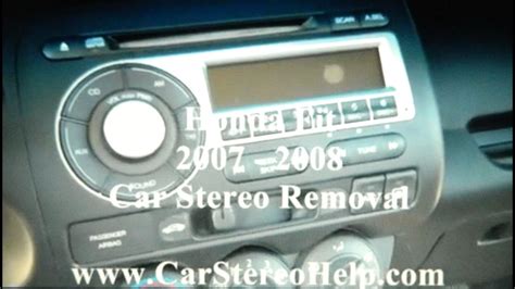 honda car stereo removal repair Doc