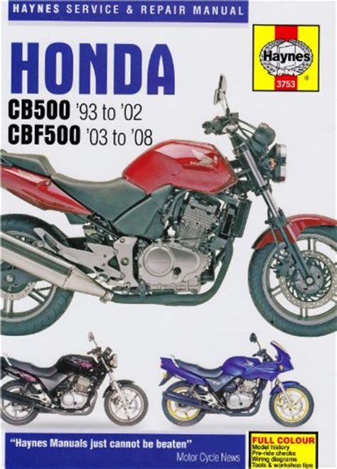 honda cb500 service and repair manual Epub