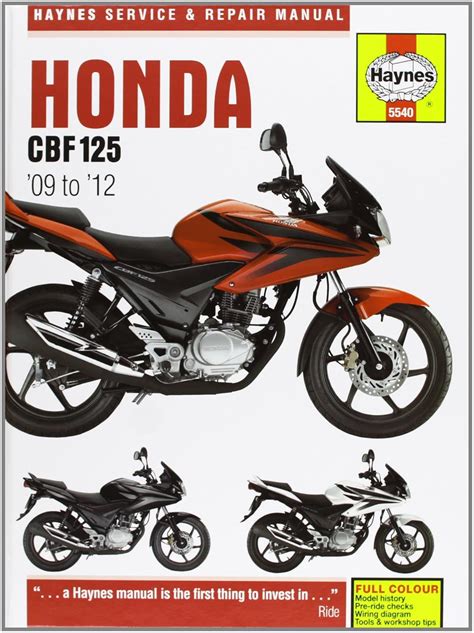 honda cbf125 service repair shop manual Ebook Kindle Editon