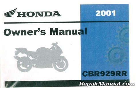 honda cbr 929rr manual Reader