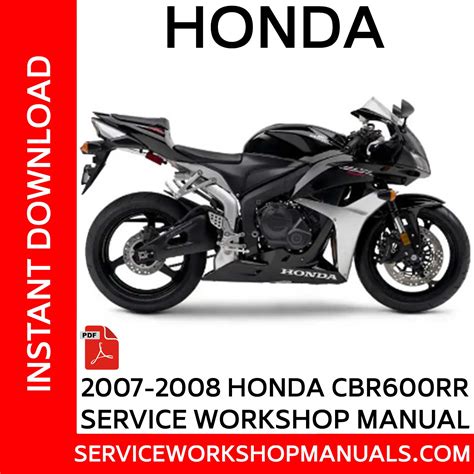 honda cbr600rr 2007 service manual PDF