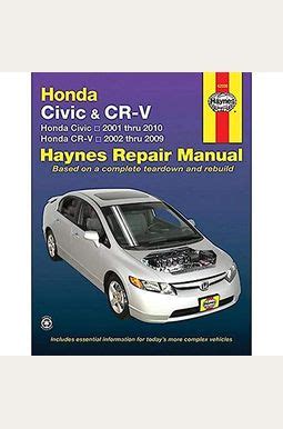 honda civic 2001 2010 and crv 2002 2009 haynes repair manual PDF