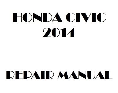 honda civic service manual 2014 PDF