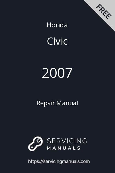 honda civic workshop manual 2007 PDF