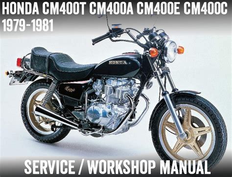 honda cm400t manual service on file Doc