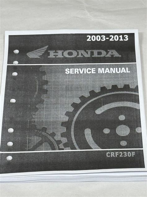 honda crf230f digital workshop repair manual 20032012 Reader