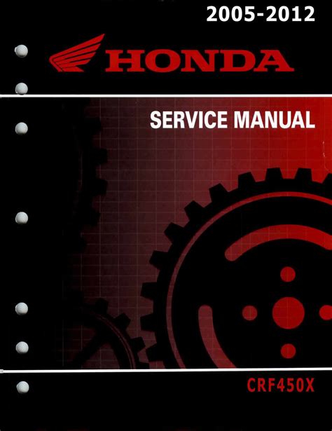 honda crf450x service manual repair 2005 2012 crf450 pdf PDF