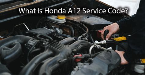 honda crv service code a12 PDF