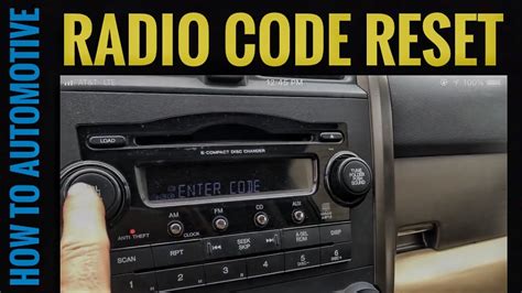 honda element radio code error Doc