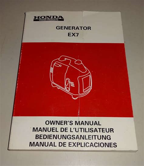 honda ex7 generator manual Epub