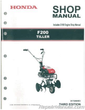 honda f200 service manual Epub