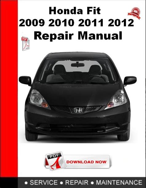 honda fit 2010 service manual pdf Doc
