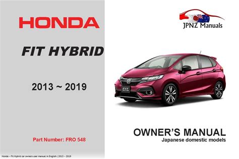 honda fit hybrid user manual Doc