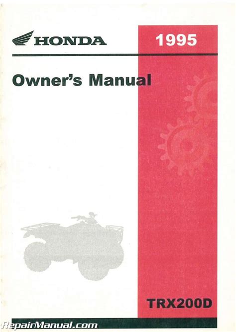 honda fourtrax 200 type 2 manual Reader