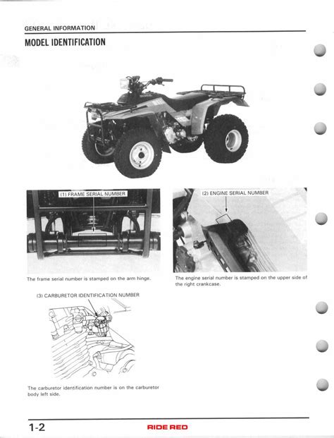 honda fourtrax 250 manual Epub