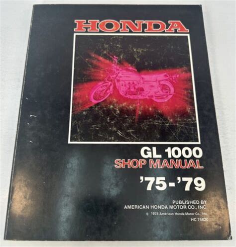 honda goldwing gl1000 workshop repair and troubleshooting manual 75 a 79 Doc